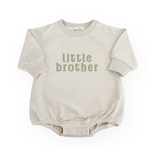 Everyday Sweatshirt Romper | Little Brother
