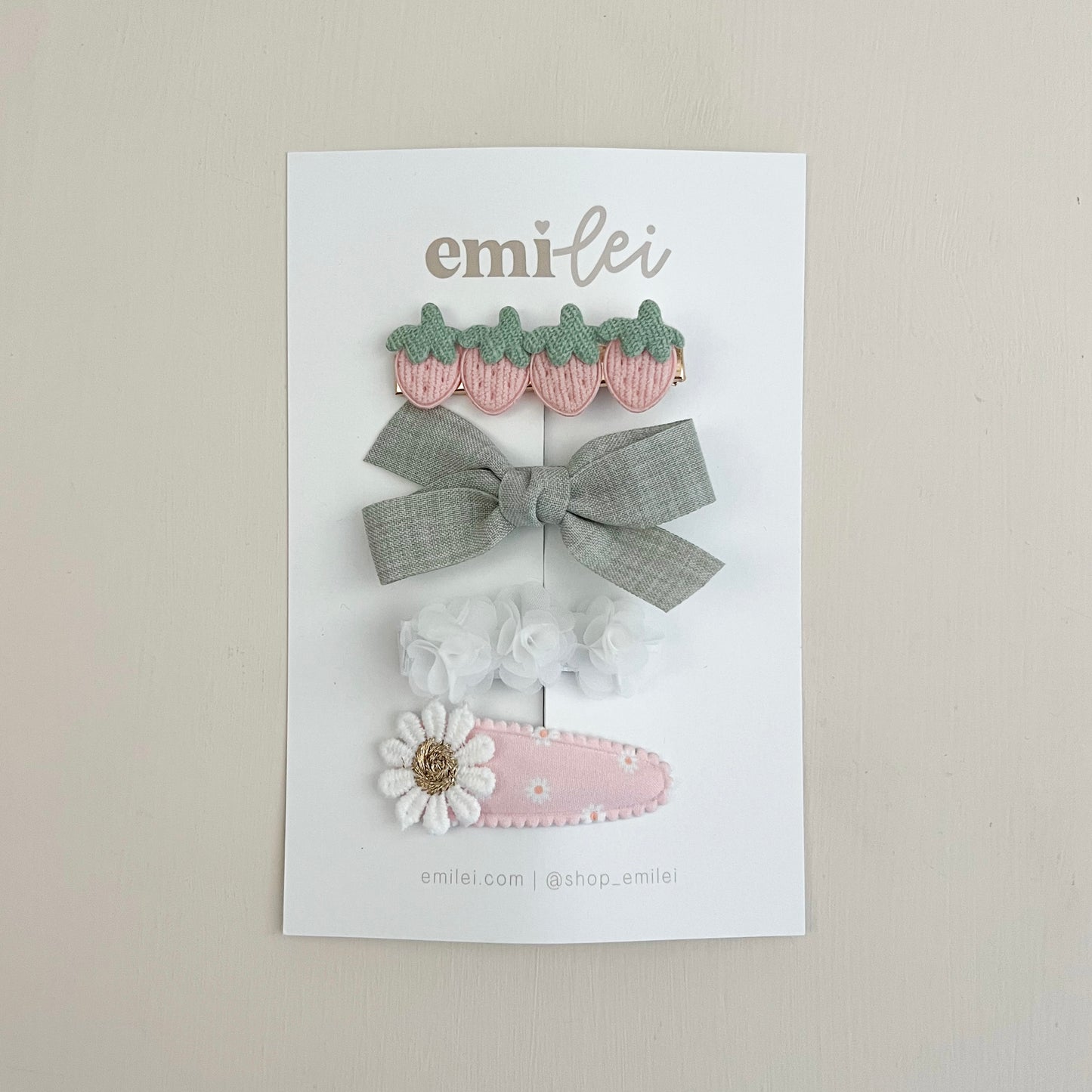 Hair Clips - Set of 4