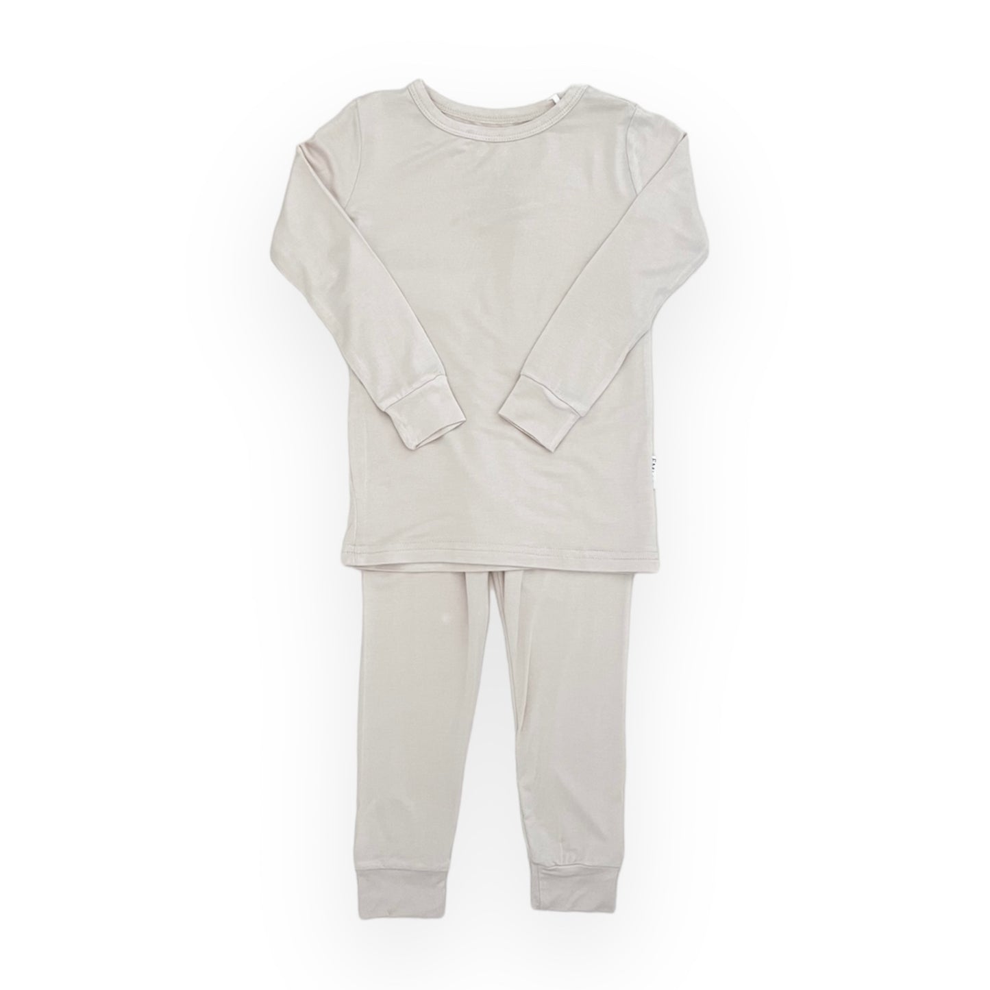 Bamboo Two Piece Toddler Set | Greige
