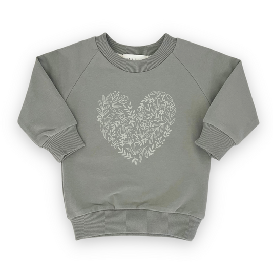 Everyday Sweatshirt | Flower Heart