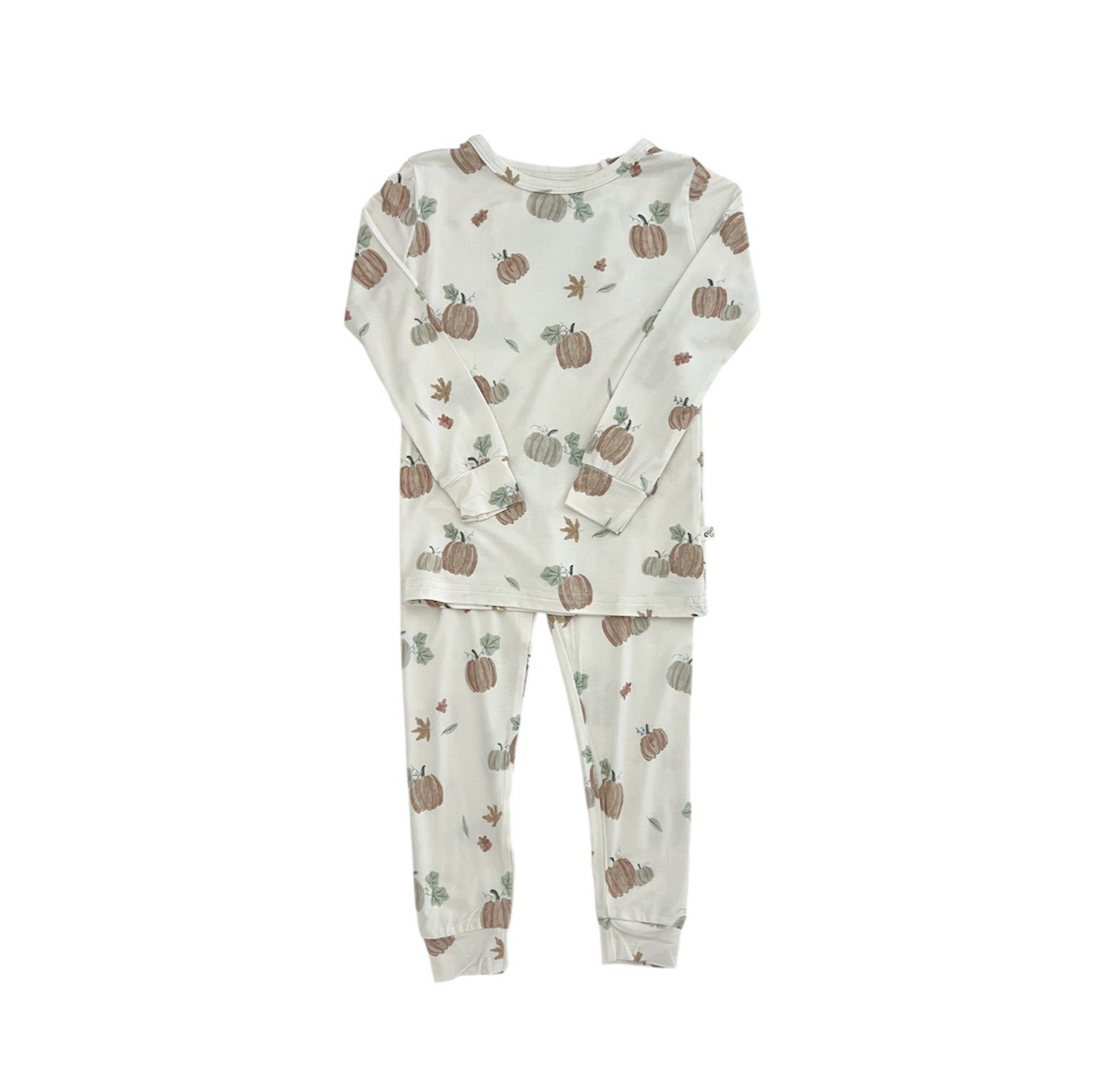 Bamboo Two Piece Toddler Set | Pumpkin