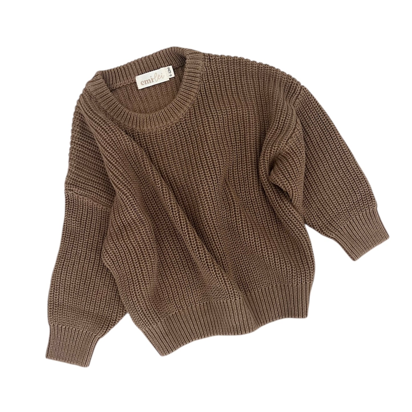 Chunky Knit Sweater | Brown