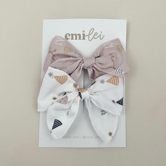 Fable Bow Headbands & Clips | Set of 2 - Birthday Party