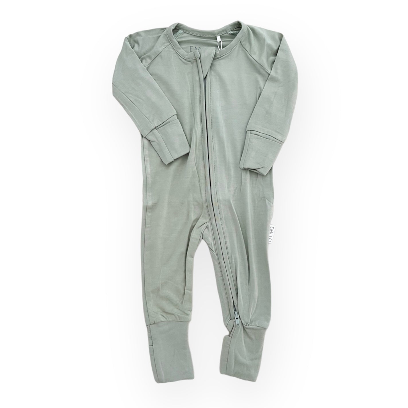 Bamboo Convertible Footie Romper | Mint