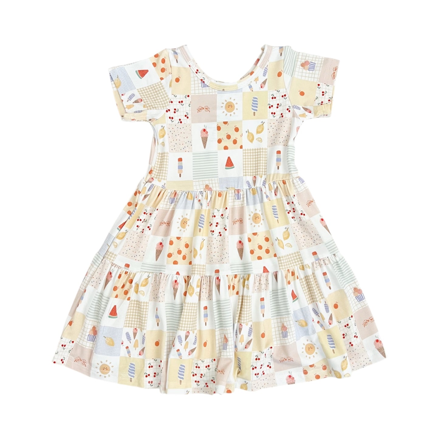 Bamboo Short Sleeve Twirl Dress | Sweet Treats