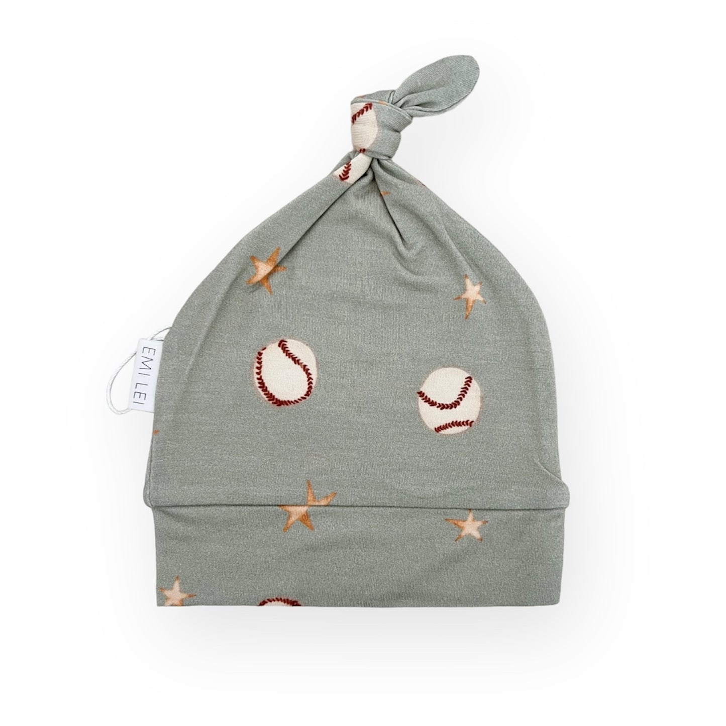 Bamboo Knot Beanie | Sage Baseball