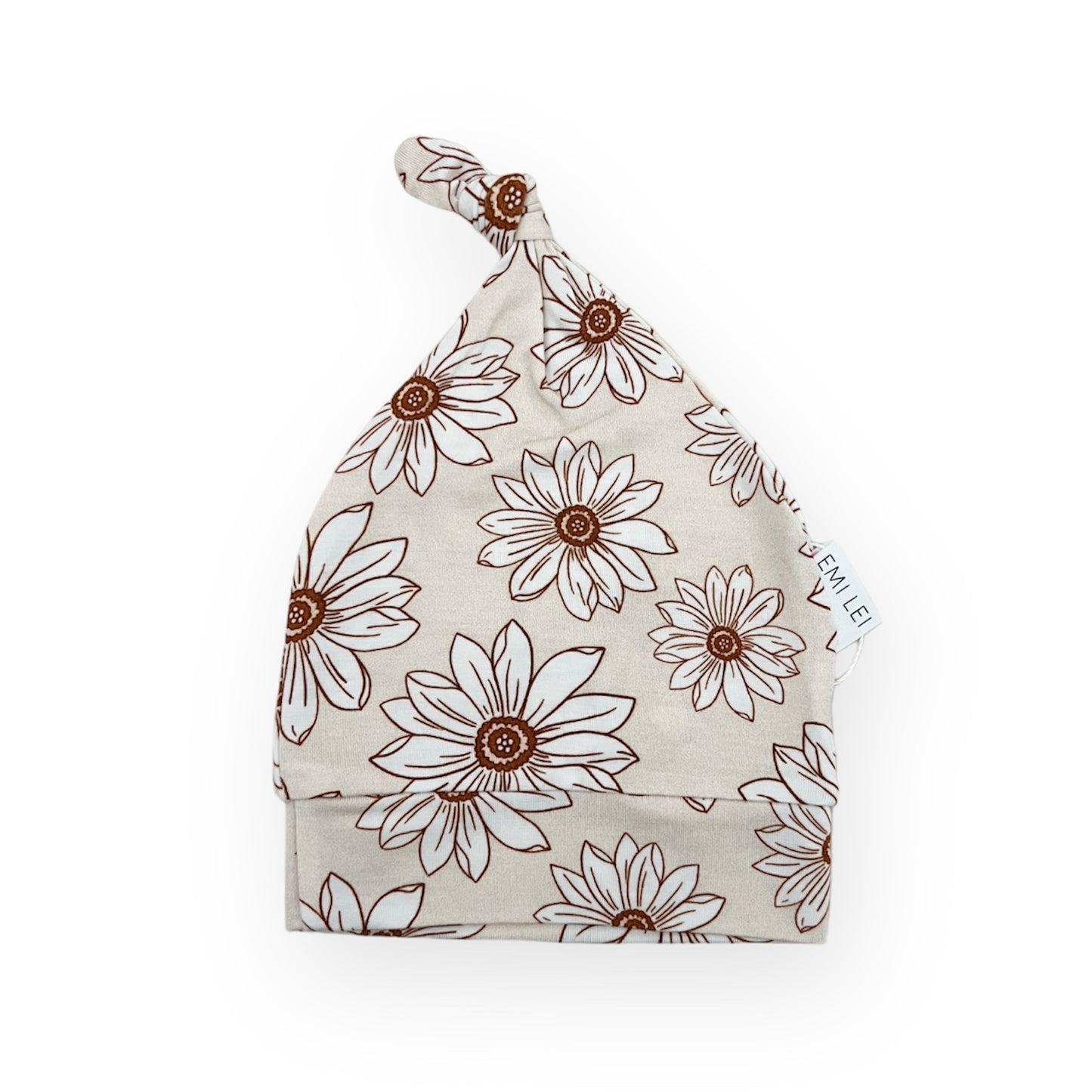 Bamboo Knot Beanie | Neutral Daisy