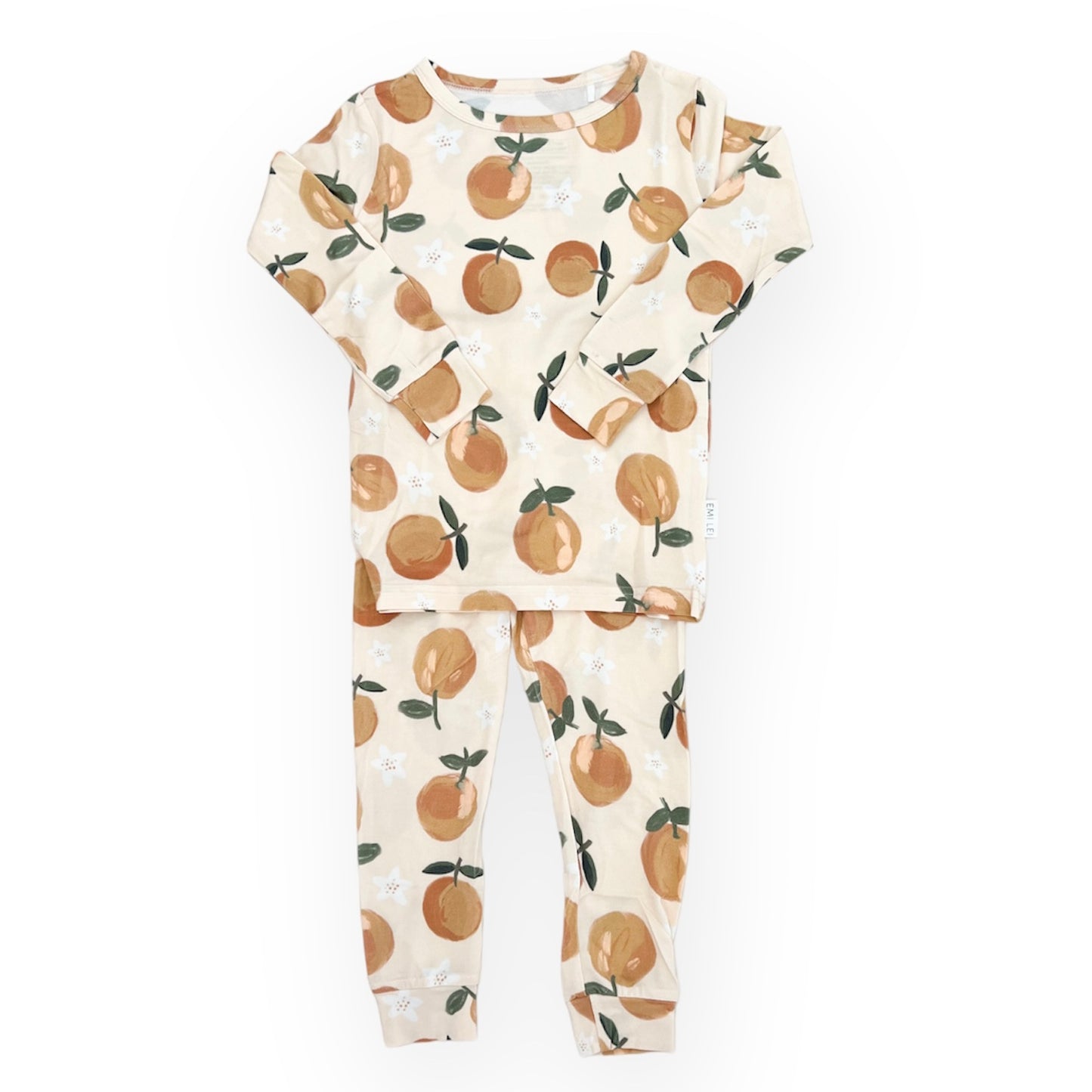 Bamboo Two Piece Toddler Set | Citrus Floral