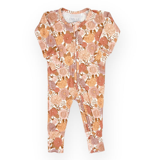 Bamboo Convertible Footie Romper | Boho Floral