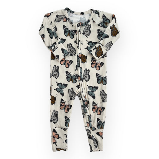 Bamboo Convertible Footie Romper | Butterfly