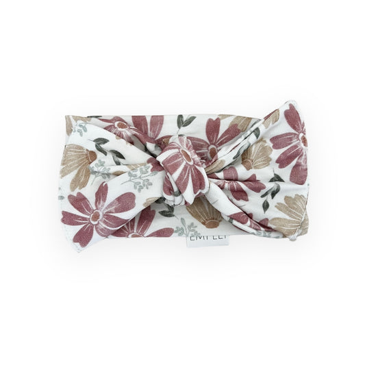 Bamboo Adjustable Bow | Watercolor Floral