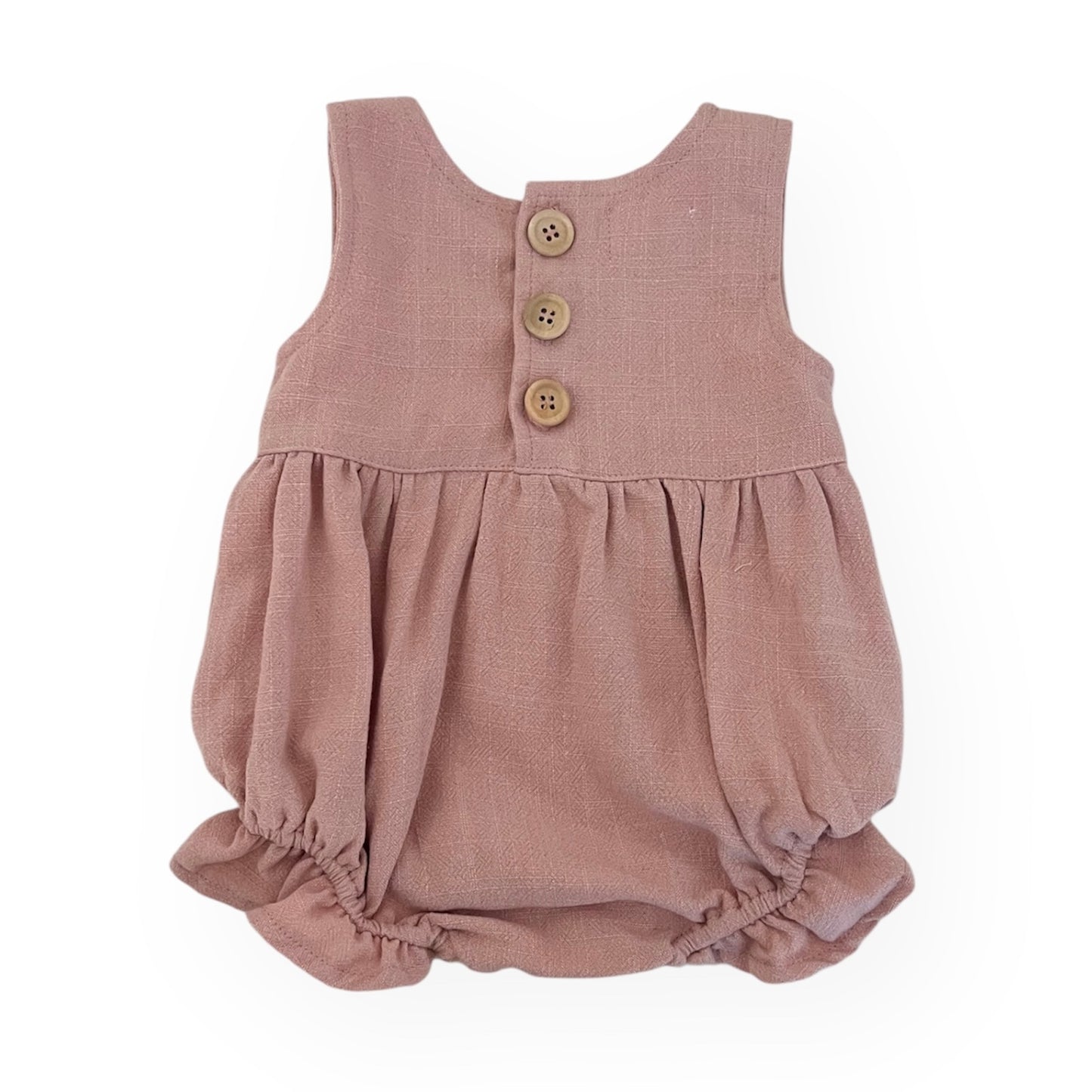Ruffle Bubble Romper | Blush