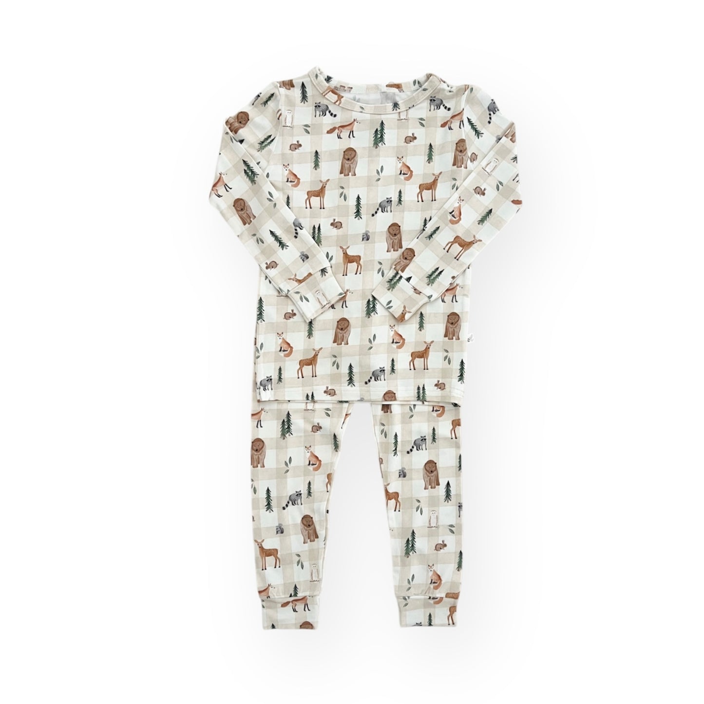 Bamboo Two Piece Toddler Set | Woodland Friends
