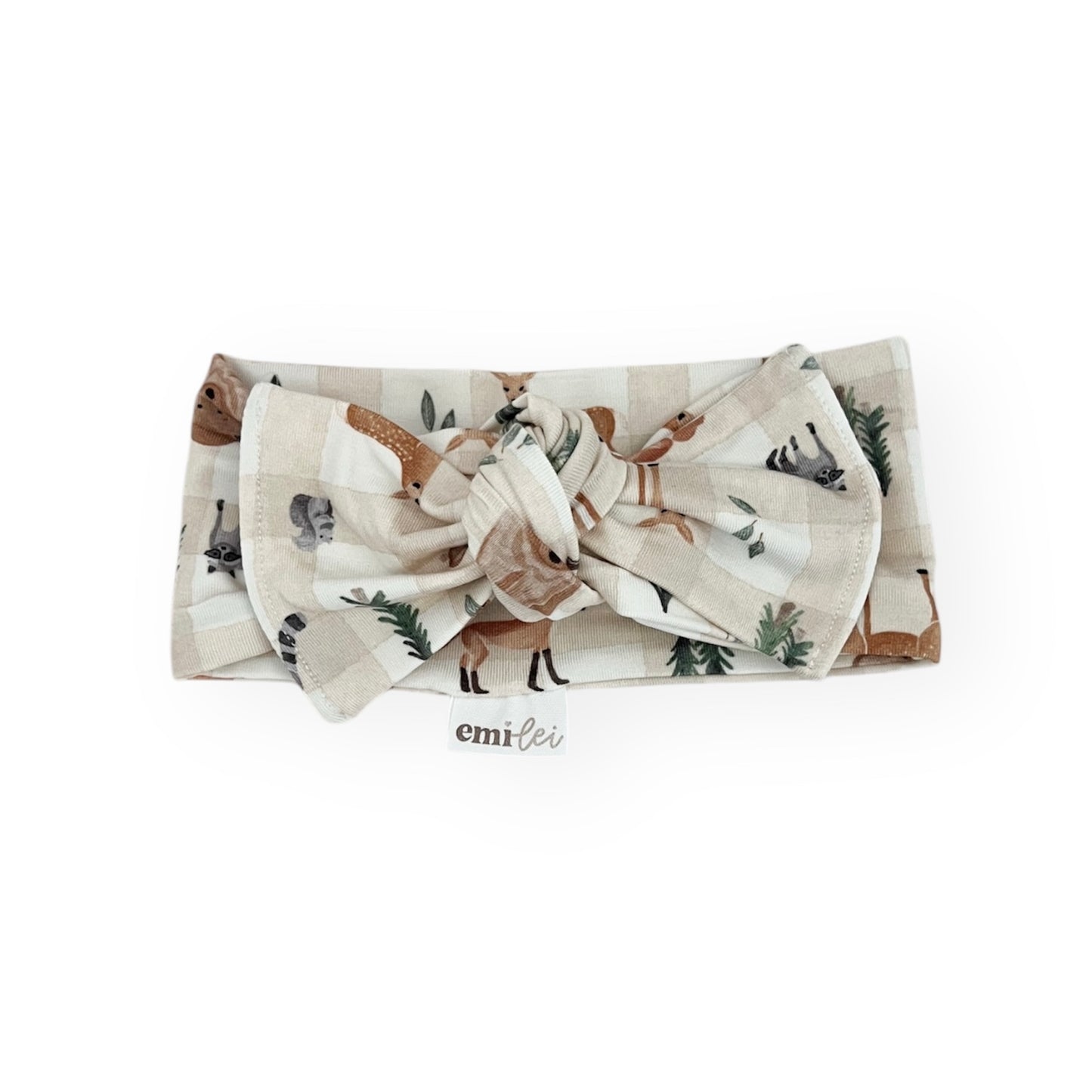 Bamboo Adjustable Bow | Woodland Friends