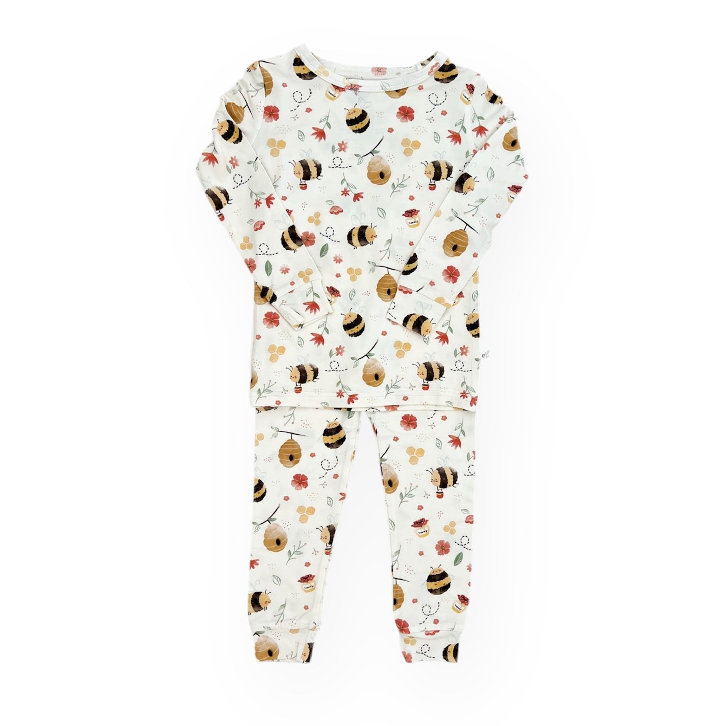Bamboo Two Piece Toddler Set | Honey Bee