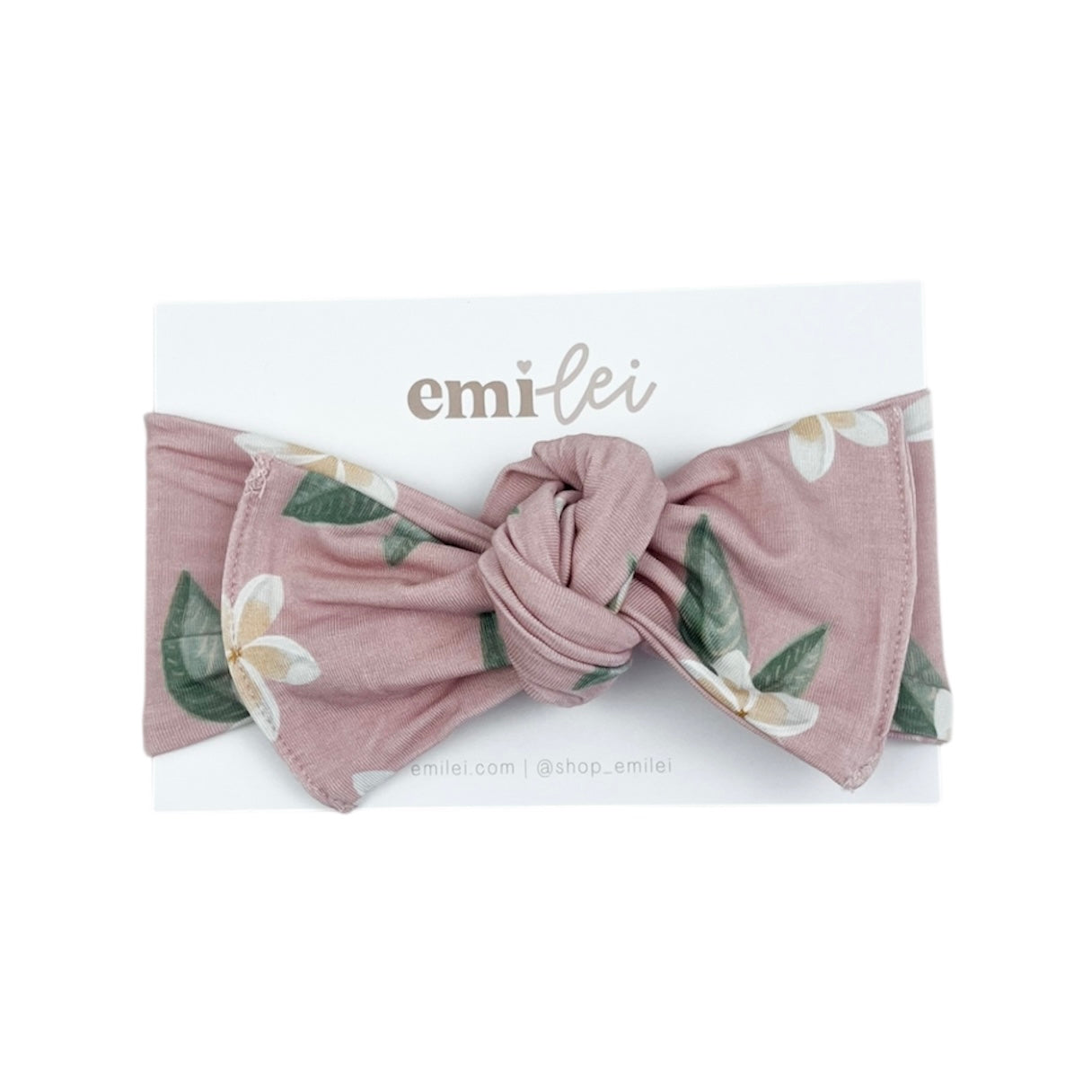 Bamboo Adjustable Bow | Plumeria
