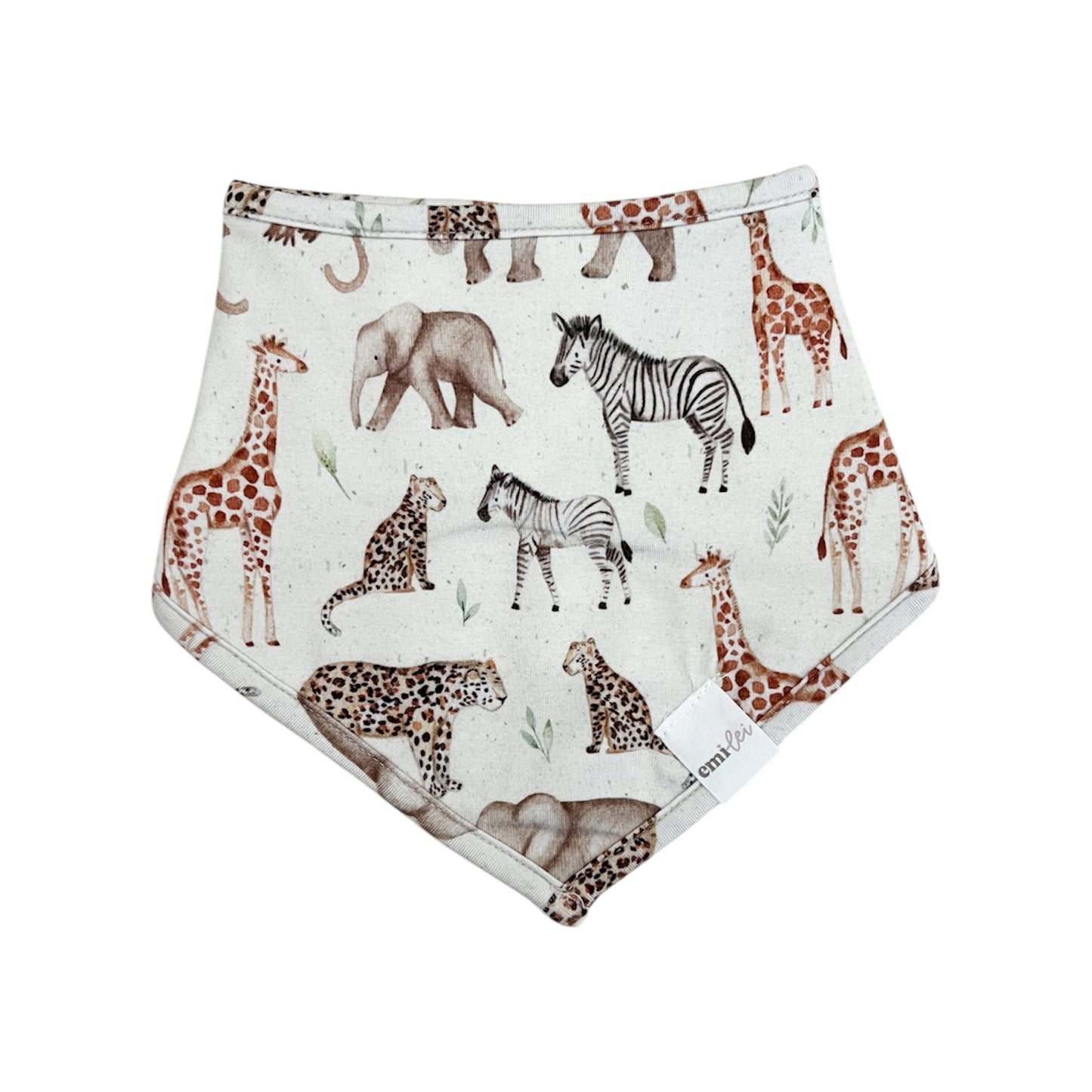 Bamboo Bib | Safari Friends