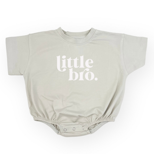 Little Bro Graphic T-shirt Romper