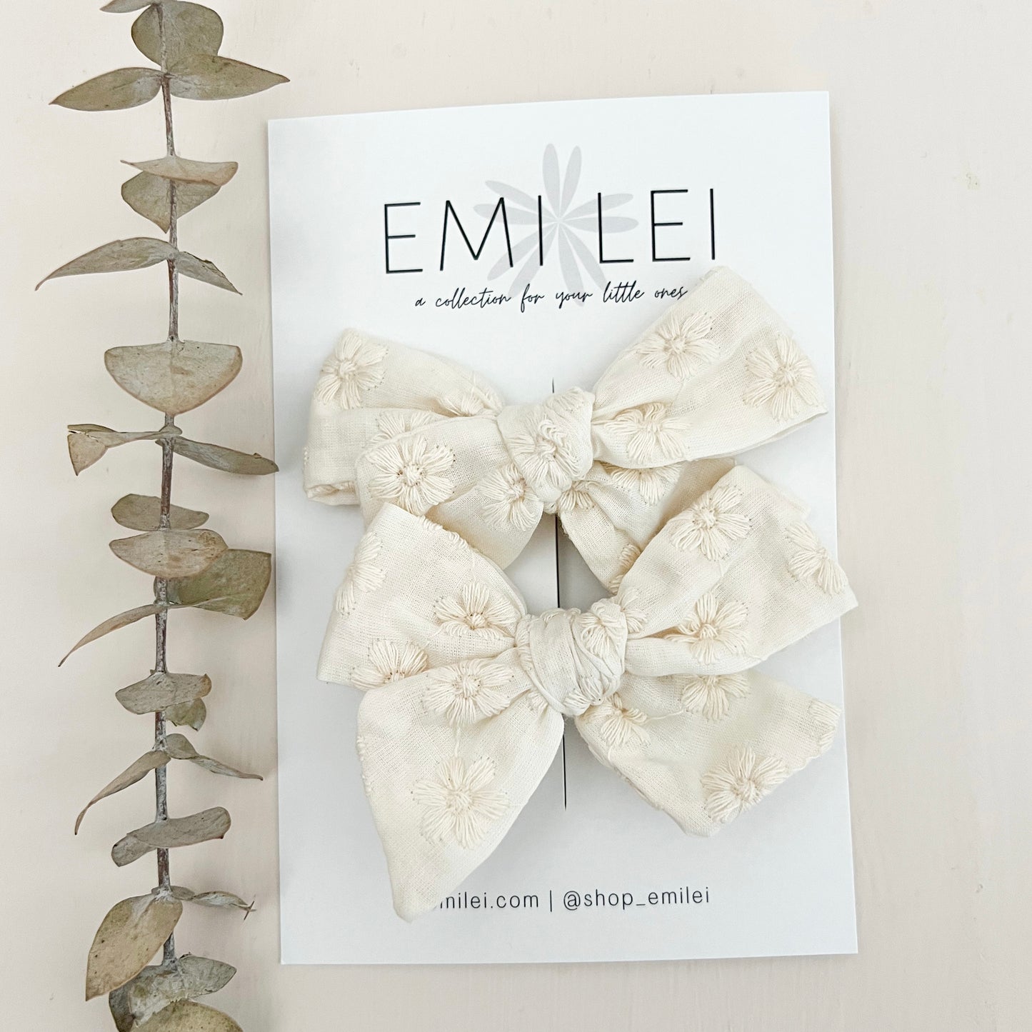 Pigtail Bow Clips