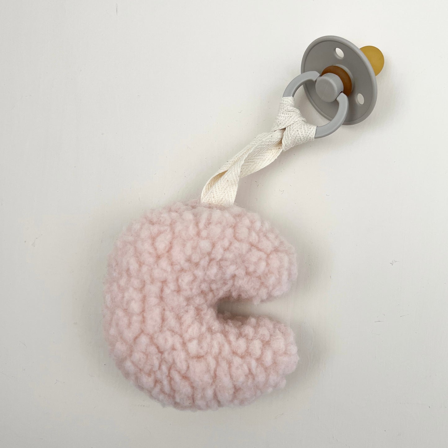 Moon Teddy Pacifier Holder