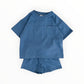 Cotton Tee & Shorts | Blue