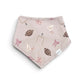 Bamboo Bib | Frilly Football (Mauve)