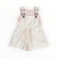 Cotton Overalls & Tank | Blush Gingham