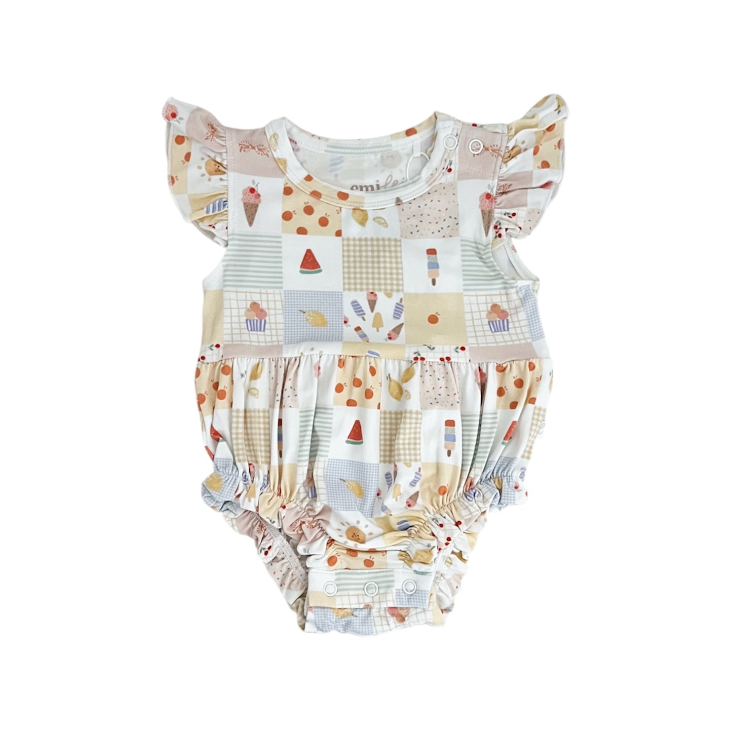 Bamboo Ruffle Bubble Romper | Sweet Treats