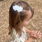 Shimmer Flower Hair Clips - Set of 3