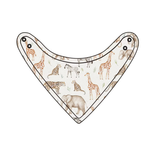 Bamboo Bib | Safari Friends