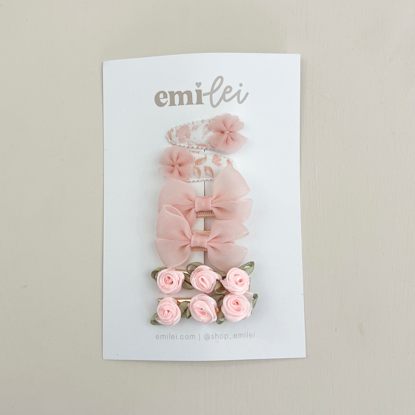 Piggy Hair Clips - Set of 6