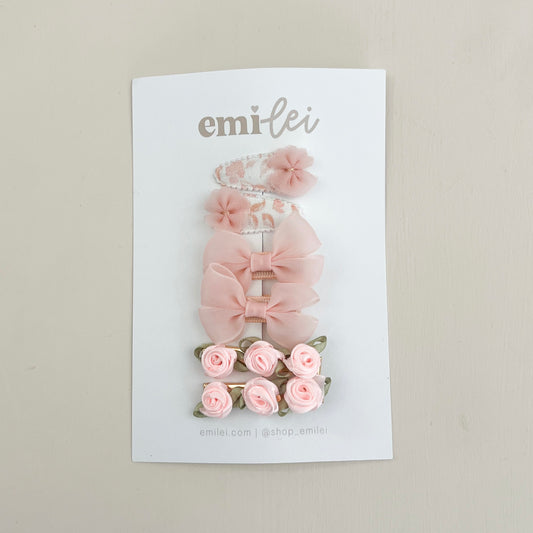 Piggy Hair Clips - Set of 6