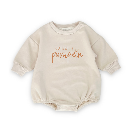 Everyday Sweatshirt Romper | Cutest Pumpkin