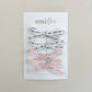Piggy Hair Bow Clips - Set of 4
