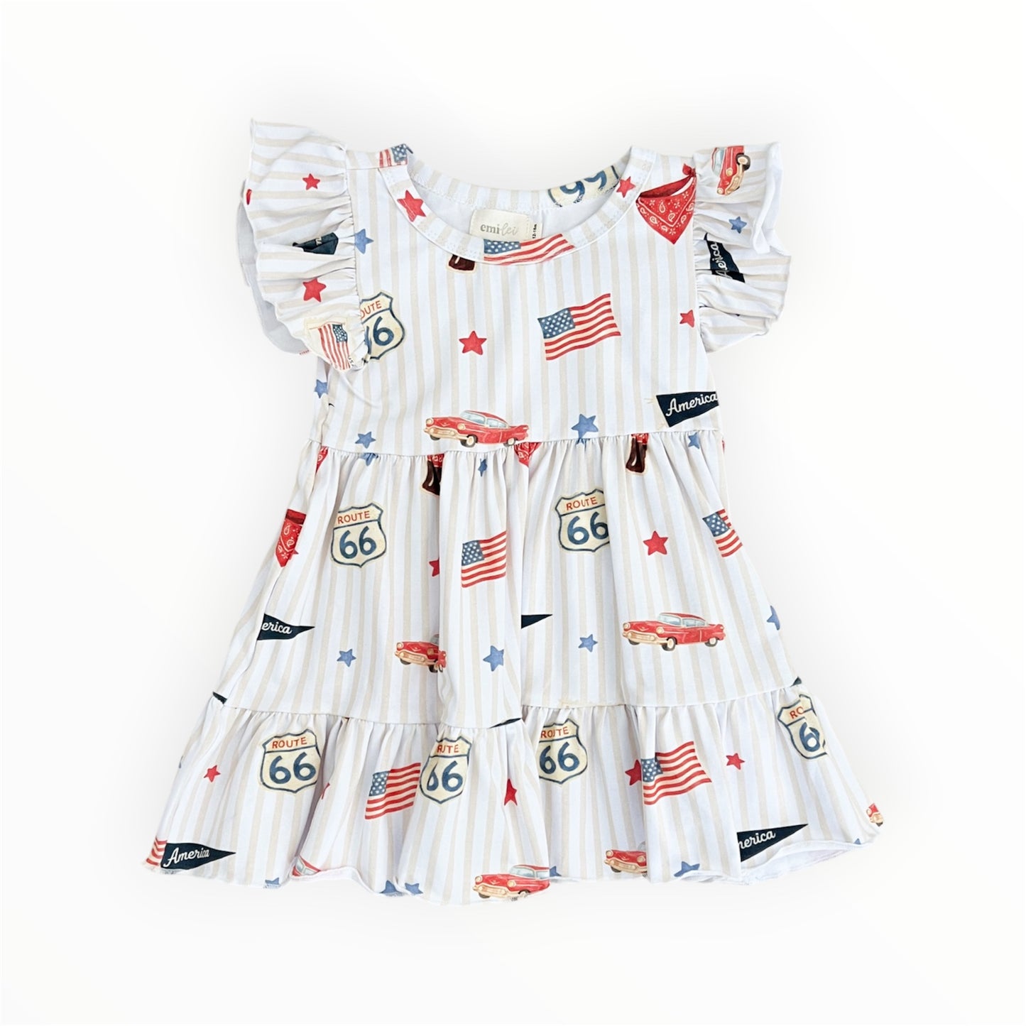 Cotton Ruffle Dress | Vintage America