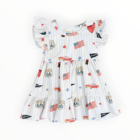 Cotton Ruffle Dress | Vintage America