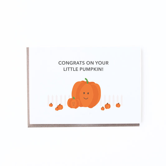 Greeting Card - Little Pumpkin