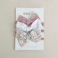 Bow Headbands & Clips | Set of 3 - Pink Lace, White, Daisy