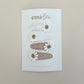 Daisy Hair Clips - Set of 4