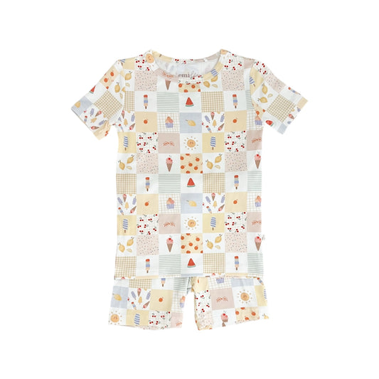 Bamboo Two Piece Toddler & Youth PJ Set | Sweet Treats