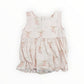Linen Ruffle Romper | Ballet Slippers