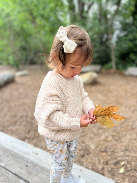 Chunky Knit Sweater | Oatmeal