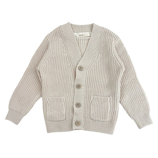 Chunky Knit Cardigan| Oatmeal