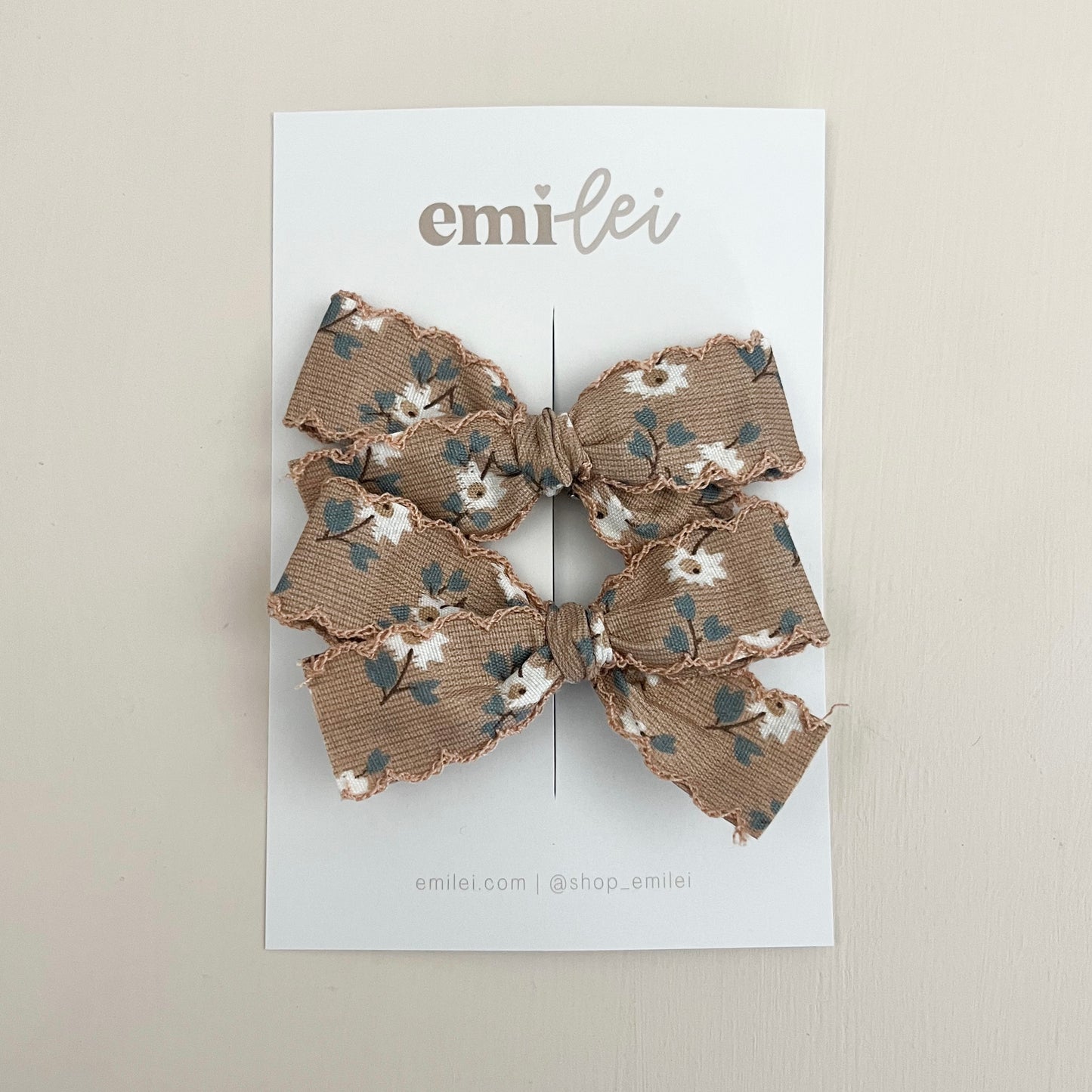 Pigtail Bow Clips