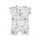 Bamboo Henley Shortie | Sea Life