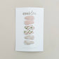 Mini Barrette Piggy Hair Clips - Set of 6