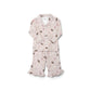 Bamboo Ruffle Lounge Set | Frilly Football (Mauve)