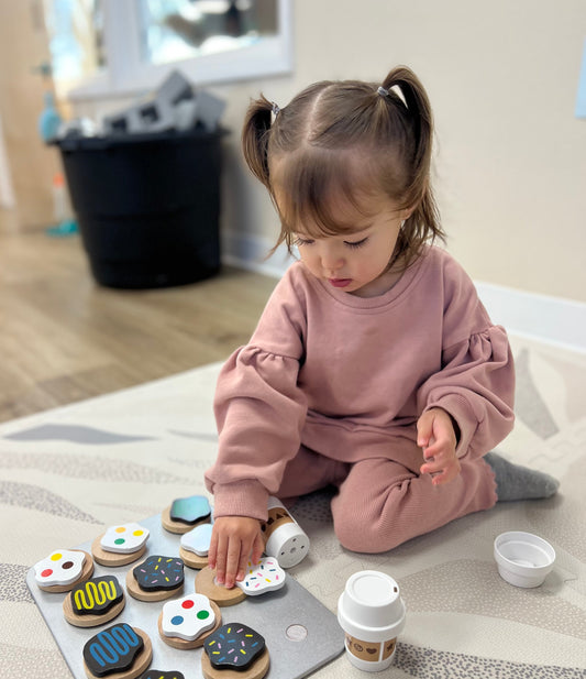 Bubble Sleeve Crewneck & Legging Set | Rose Mauve