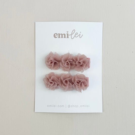 Pom Hair Clips - Set of 2