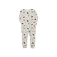 Bamboo Two Piece Toddler Set | Football (Blue)